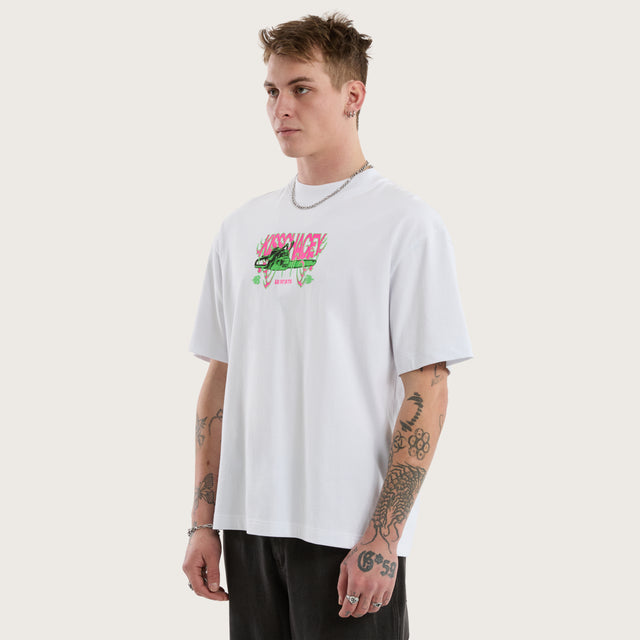 Petrol Street Tee Optical white