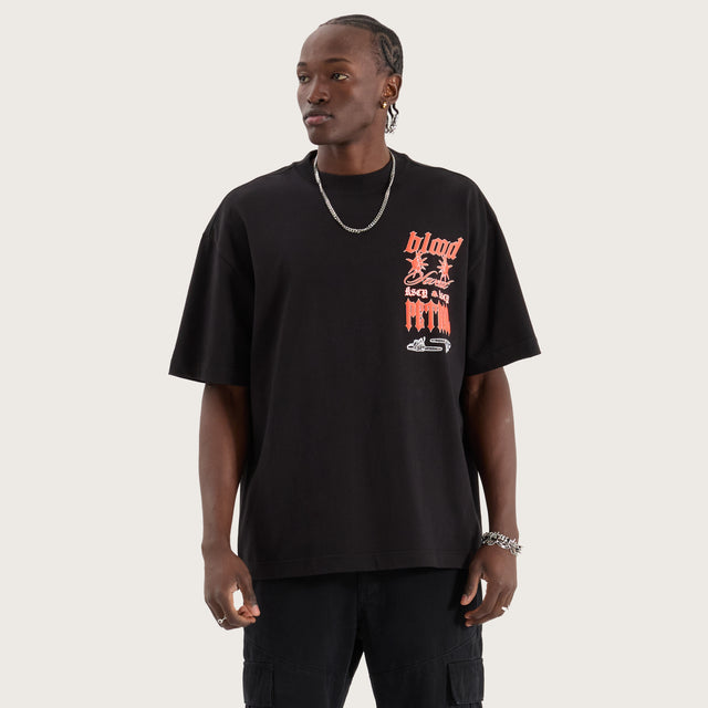 Sweat Street Tee Jet Black