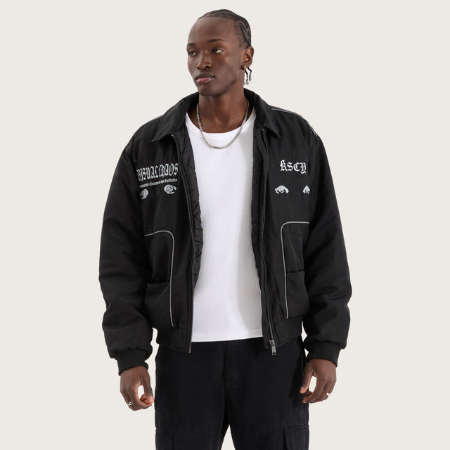 Ironclad Bomber Jacket Anthracite Black