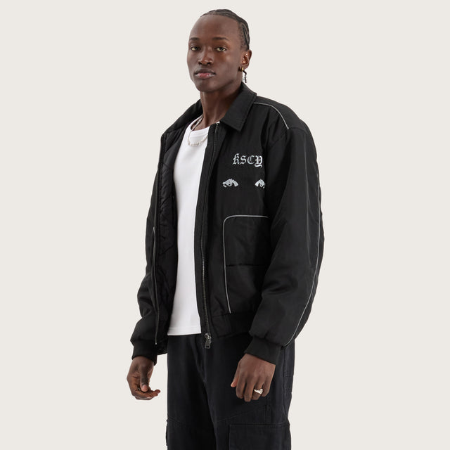 Ironclad Bomber Jacket Anthracite Black