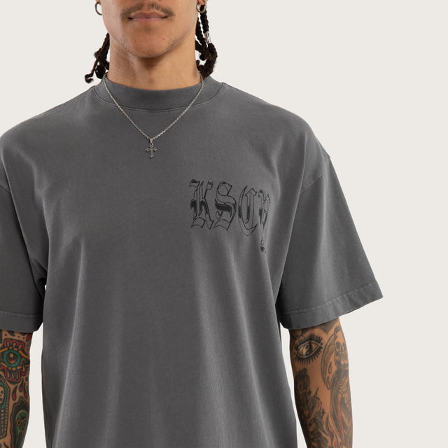 Thrive Street Tee Pigment Charcoal