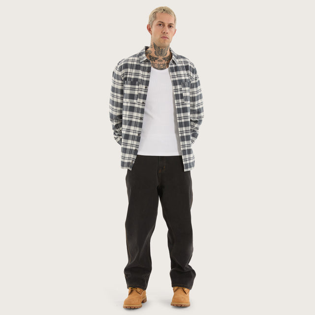Horizons Longsleeve Shirt Grey Check
