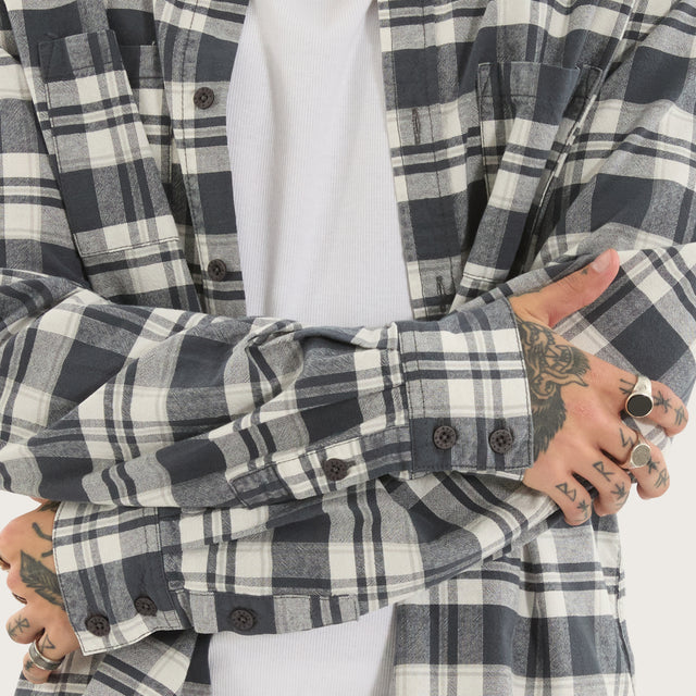Horizons Longsleeve Shirt Grey Check