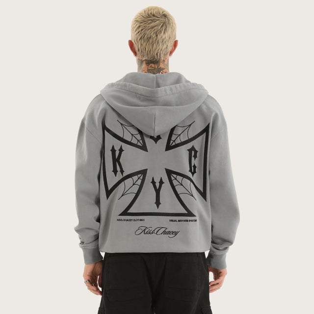 Nocturne Relaxed Zip Hoodie Pigment Ultimate Grey