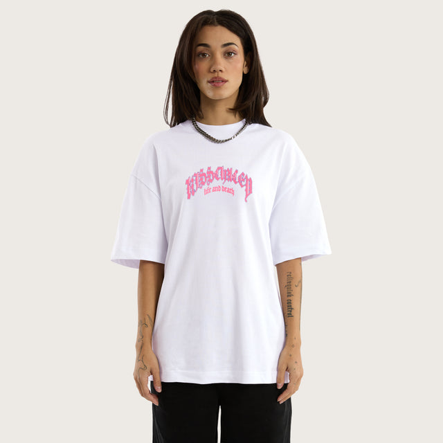 Shield Street Tee White