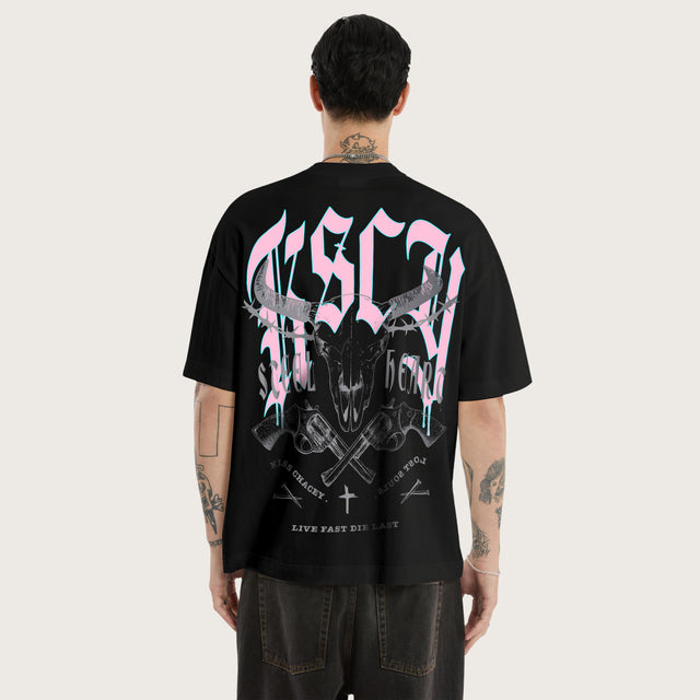 Steel Heart Street Tee Jet Black