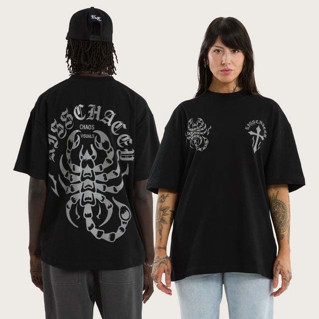 Sandtomb Street Tee Jet Black