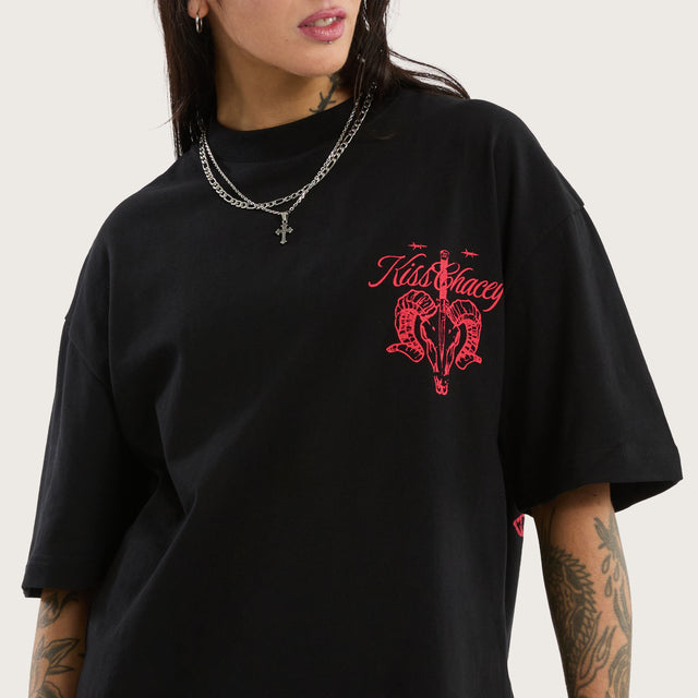 Ram Street Tee Jet Black