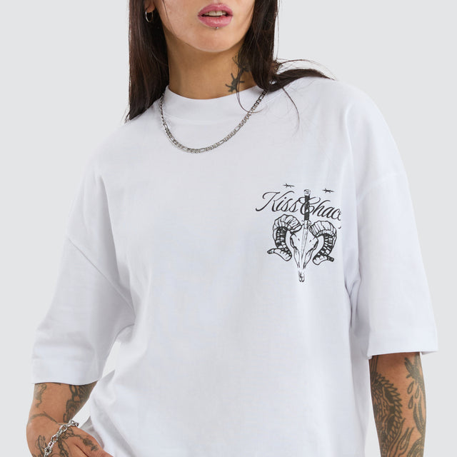 Ram Street Tee Optical White