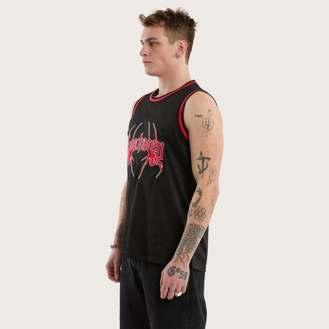 Slam Basketball Jersey Jet Black