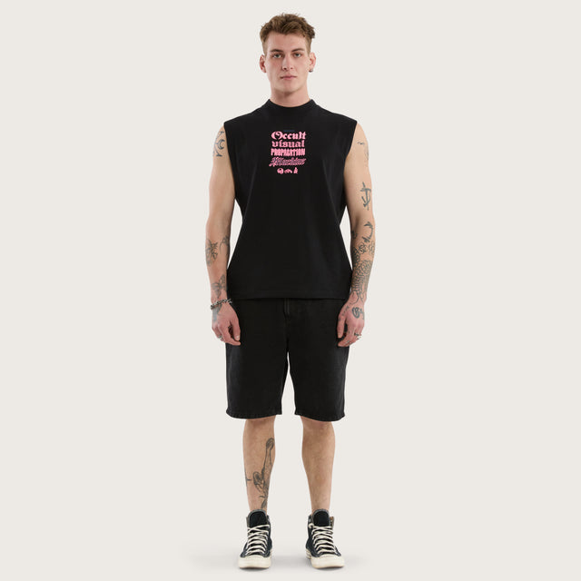Occult Street Muscle Jet Black