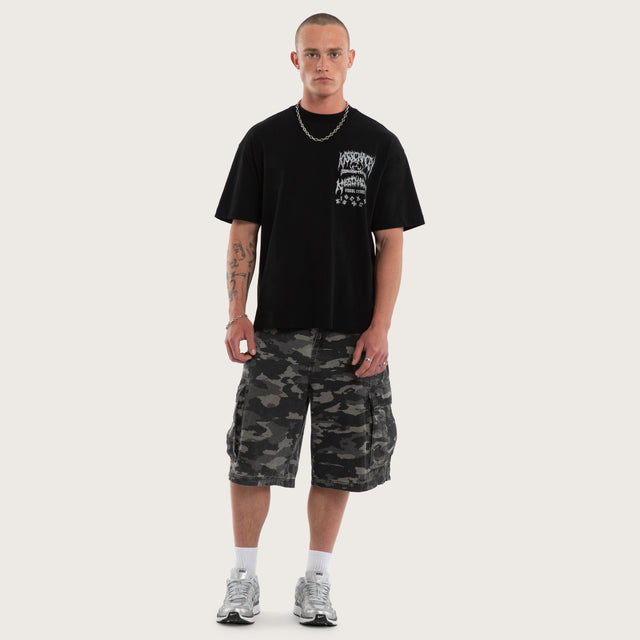 Astra Street Tee Jet Black