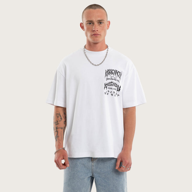 Astra Street Tee White