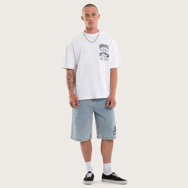Astra Street Tee White