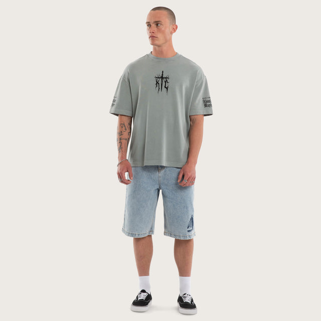 Absolute Loopback Street Tee Pigment Limestone