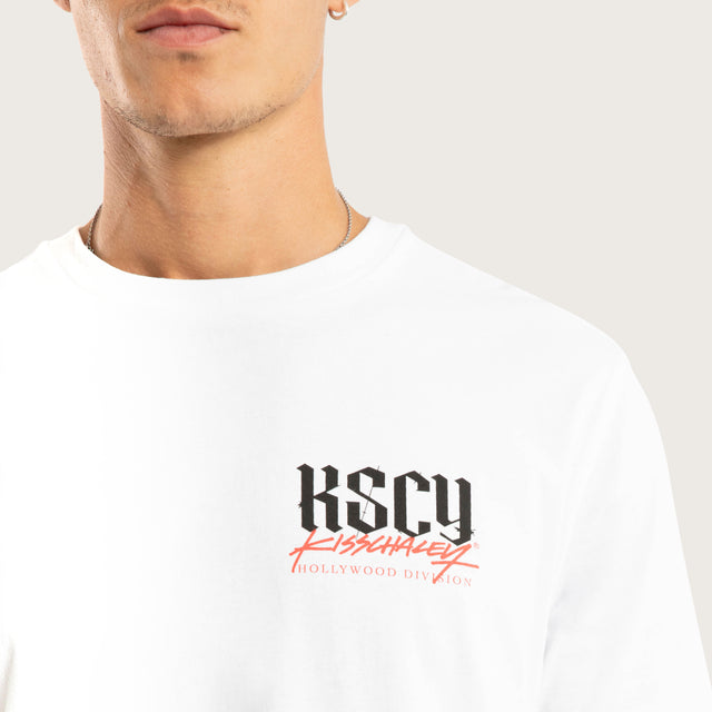 Twisted Standard Tee White