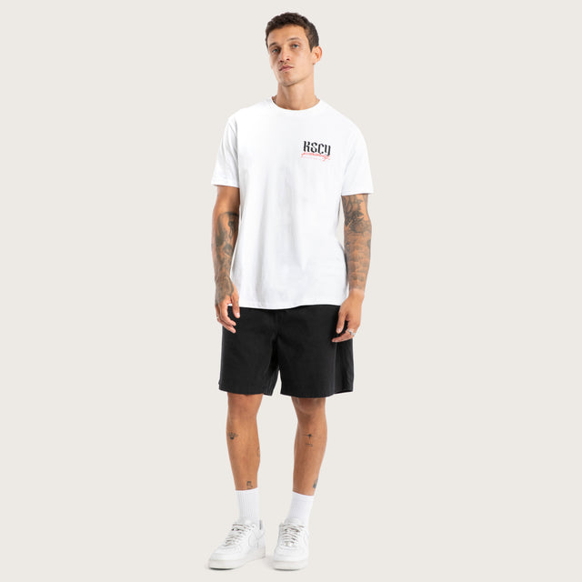 Twisted Standard Tee White