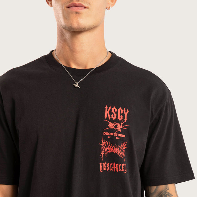 Frontier Relaxed Tee Jet Black