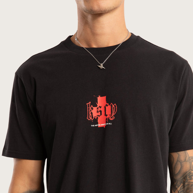 Purgatory Dual Curved Tee Jet Black