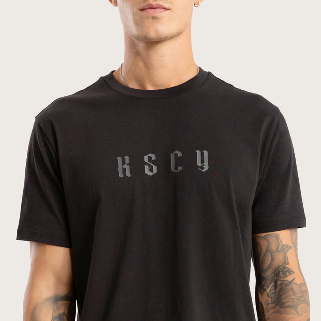 Surplus Dual Curved Tee Jet Black