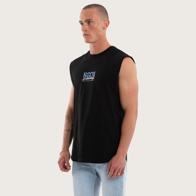 Traditional Dual Curved Muscle Jet Black