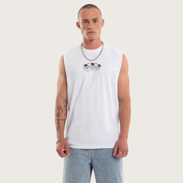 Death Wish Relaxed Muscle White