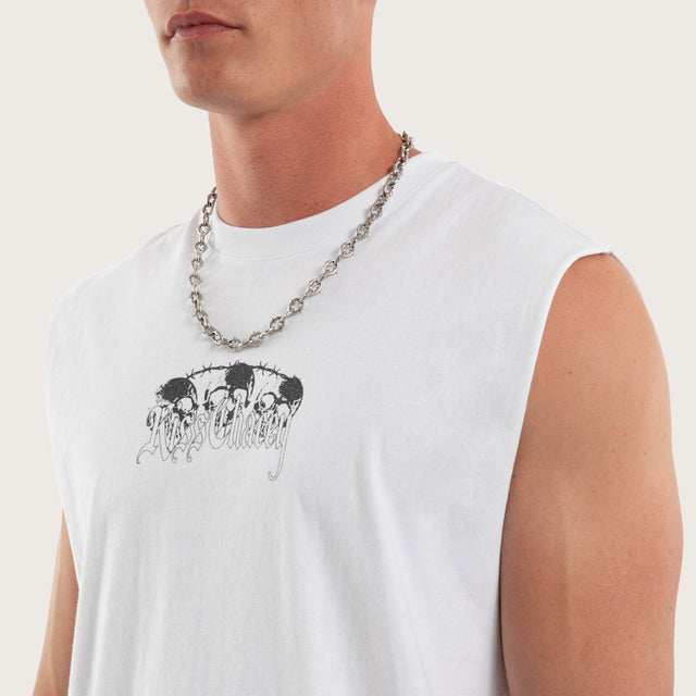 Death Wish Relaxed Muscle White