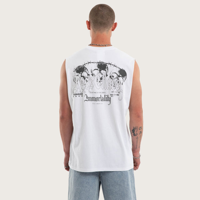 Death Wish Relaxed Muscle White
