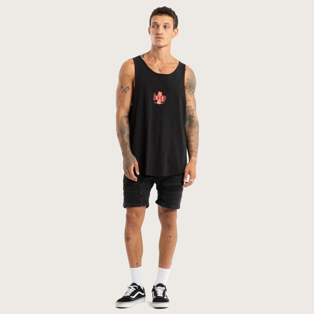 Vandal Raw Tank Jet Black
