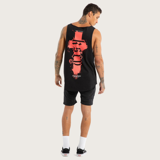 Vandal Raw Tank Jet Black