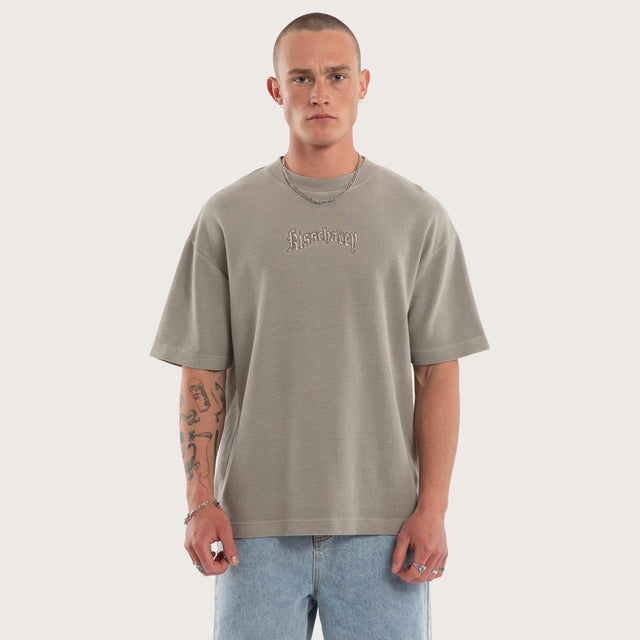Scars Waffle Street Tee Pigment Morning Dove