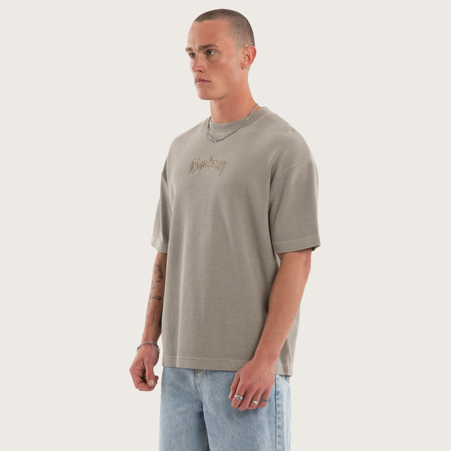 Scars Waffle Street Tee Pigment Morning Dove