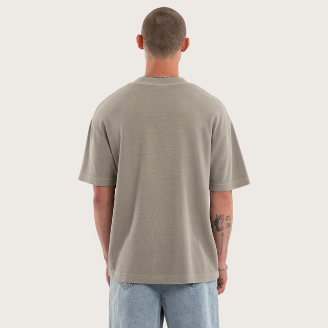 Scars Waffle Street Tee Pigment Morning Dove
