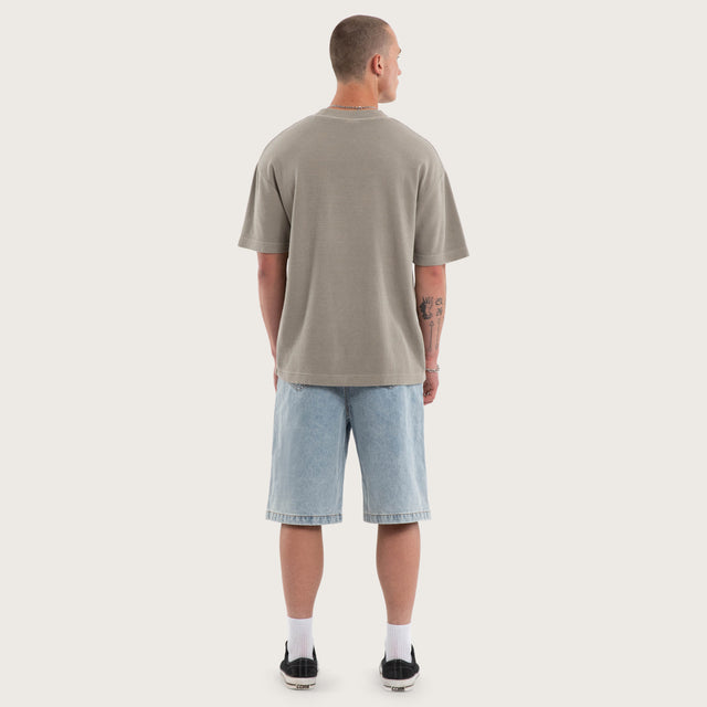 Scars Waffle Street Tee Pigment Morning Dove