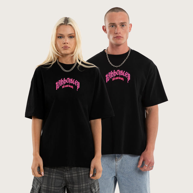 Shield Street Tee Jet Black