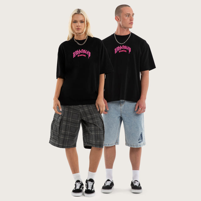 Shield Street Tee Jet Black