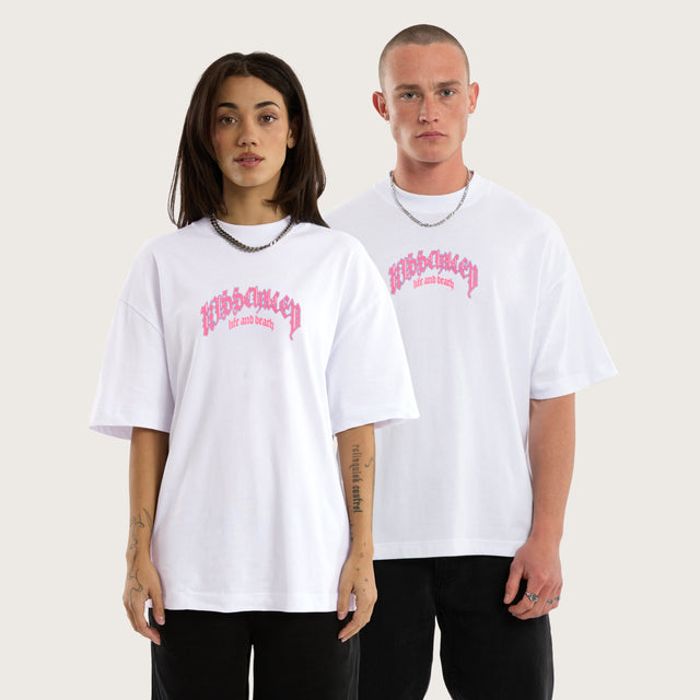 Shield Street Tee White