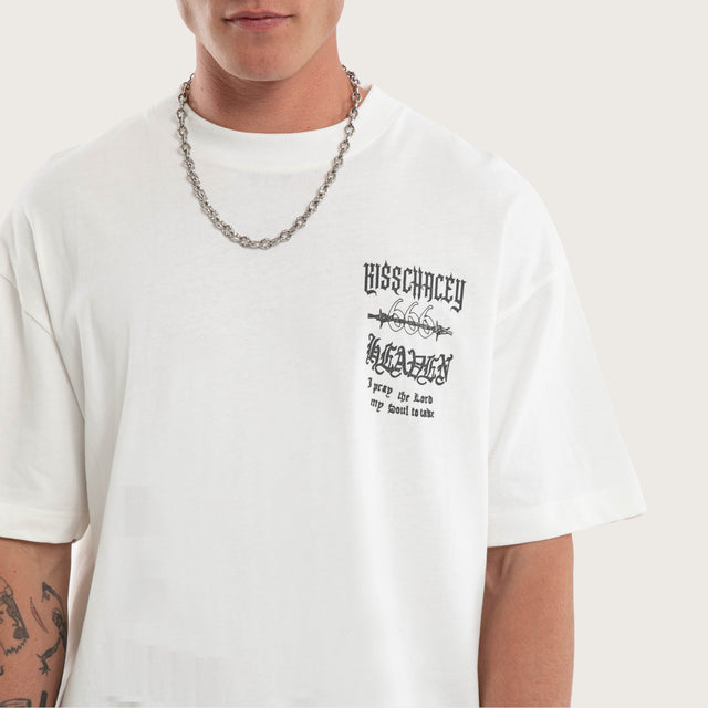 Abyss Street Tee Natural White