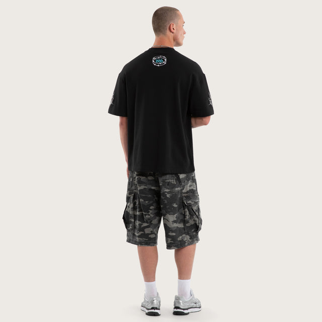 Eternity Loopback Street Tee Anthracite Black