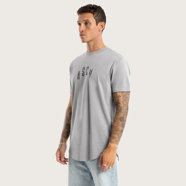 Trapped Dual Curved Tee Pigment Silver Sconce