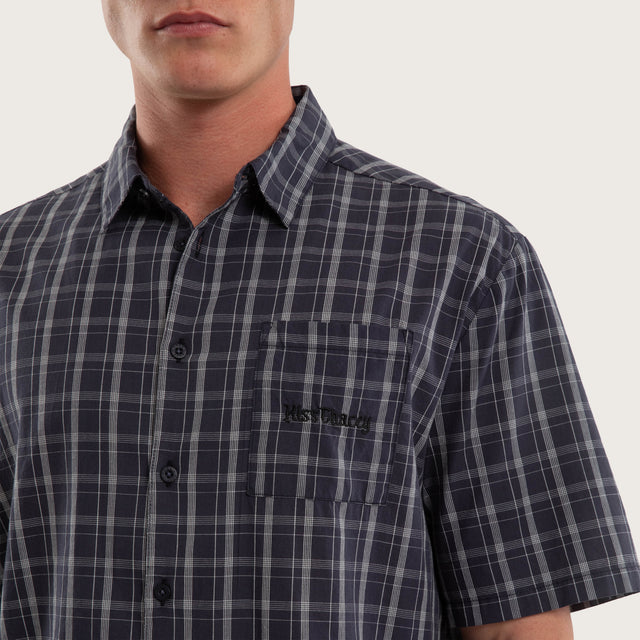 Forward Skate Short Sleeve Shirt Graphite Check