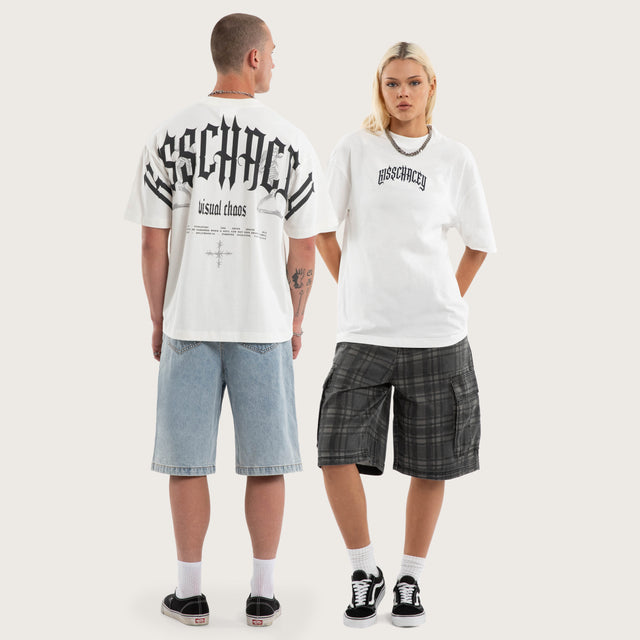 Seek Heaven Street Tee Natural White