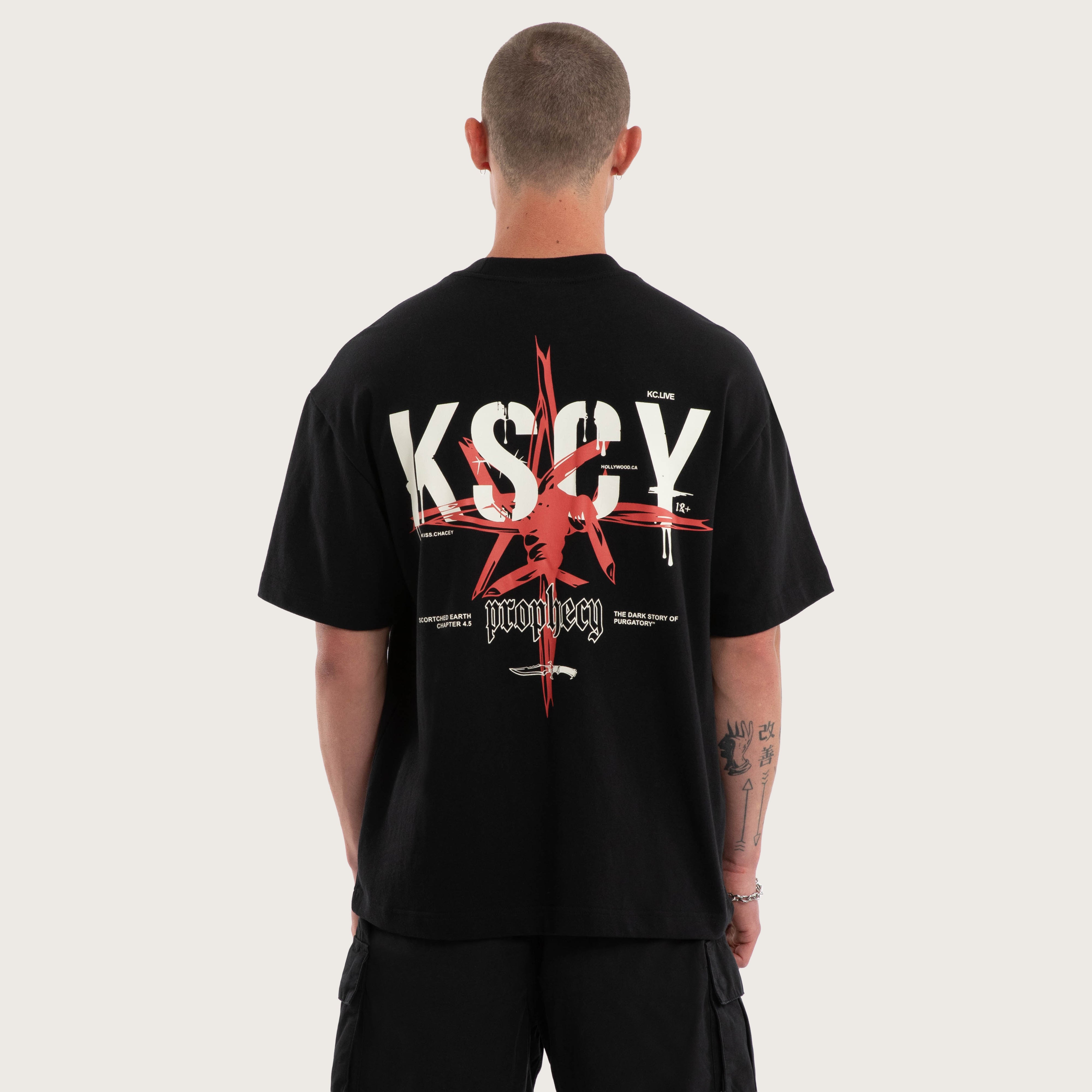 Prophecy Street Tee Jet Black | KSCY
