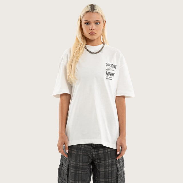 Abyss Street Tee Natural White