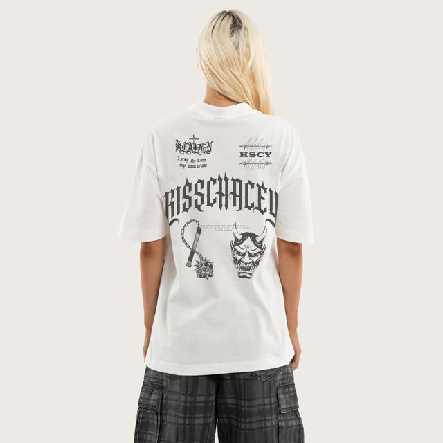 Abyss Street Tee Natural White