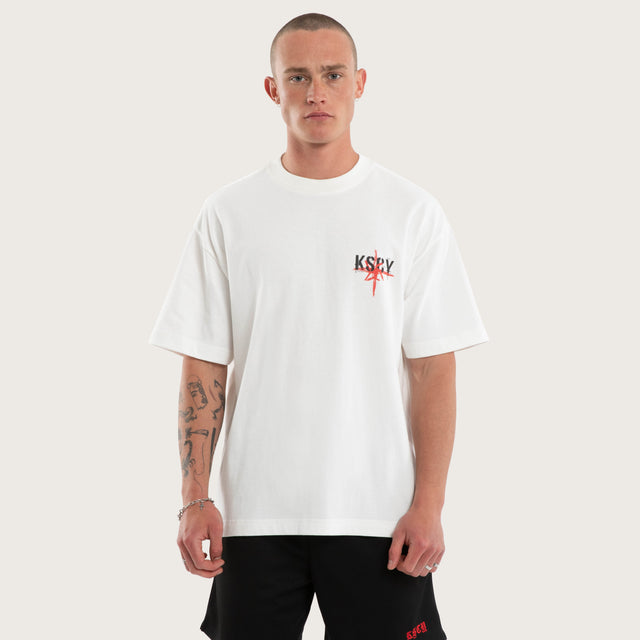 Prophecy Street Tee Natural White