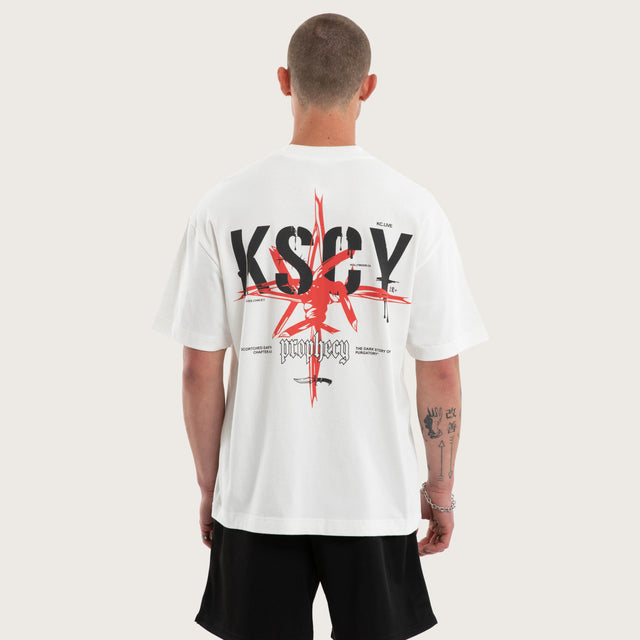 Prophecy Street Tee Natural White