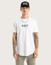 Division Dual Curved Tee White