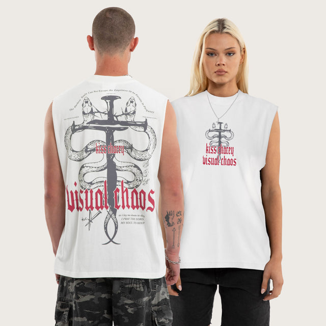 Pray Soul Street Muscle Natural White