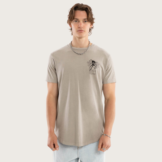 Dune Dual Curved Tee Pigment Paloma